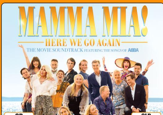 Filmzene - Mamma Mia! Here We Go Again - Cd