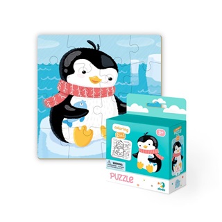 Dodo - Dodo Puzzle + Szinez Pingvin 16 Db 3+