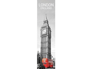 Lon01 - London In Red 3d Knyvjelz 210x55