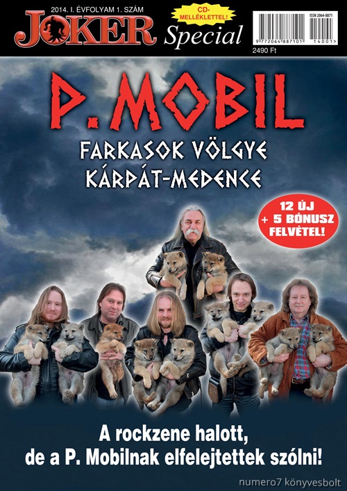 Hegeds Istvn Rozsonits Tams - P.Mobil - Farkasok Vlgye - Joker Magazin + Cd!!