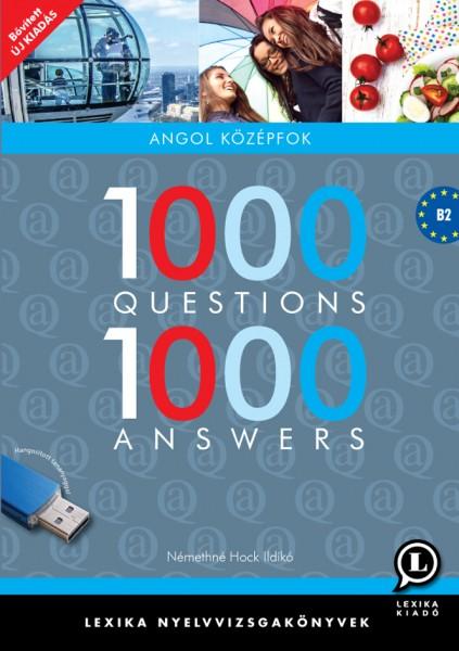 Lx-0125-4 - 1000 Questions 1000 Answers - Angol Kzpfok  B2