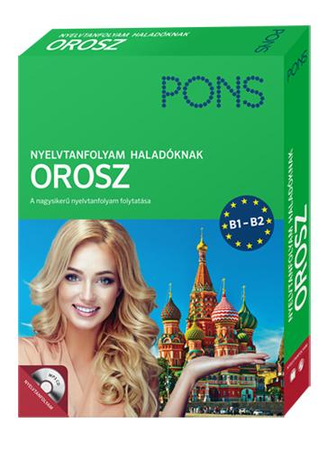  - Pons Nyelvtanfolyam Haladknak - Orosz (Knyv+Cd)