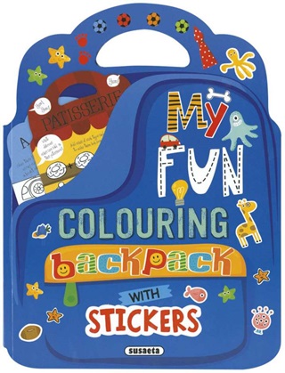  - My Fun Colouring Backpack - Boys (Angol)