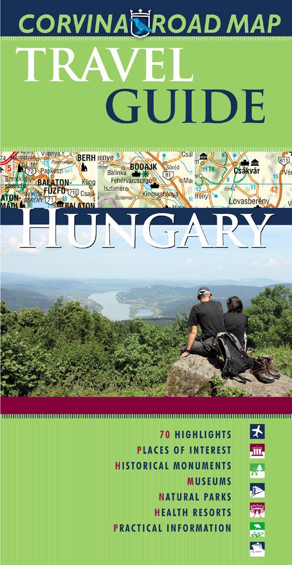 - HUNGARY TRAVEL GUIDE + ROAD MAP (MO. IDEGENFORG. AUTSTRKPE) - 2012-ES
