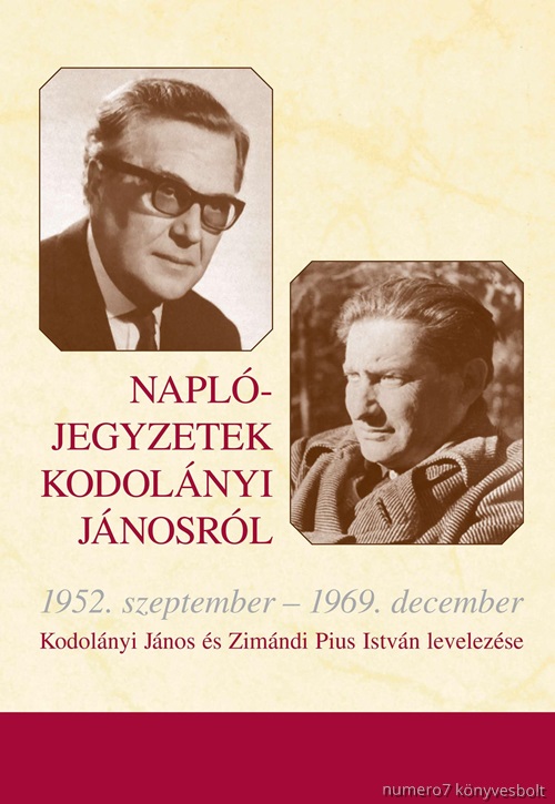 - - Napljegyzetek Kodolnyi Jnosrl - 1952. Szeptember - 1969. December