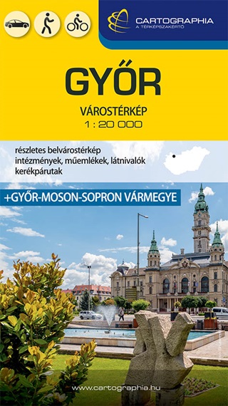 - - Gyr Vrostrkp + Gyr-Moson-Sopron Vrmegye (1:20 000)