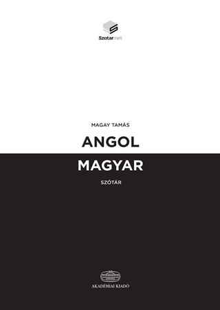 Magay Tams - Angol-Magyar Sztr + Online Sztrcsomag (2021-Es Kiads)