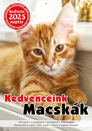  - Kedvenc Naptr 2025 Kedvenceink (Macskk)