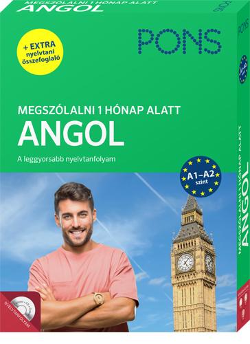  - Pons Megszlalni 1 Hnap Alatt - Angol (Knyv + Cd) j