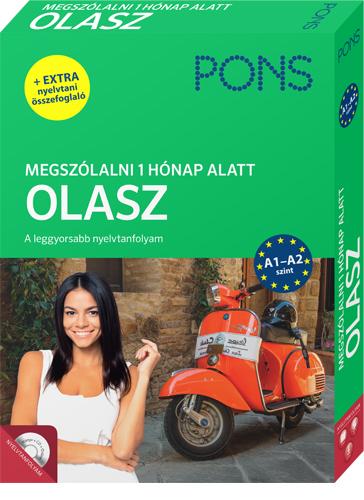  - Pons Megszlalni 1 Hnap Alatt - Olasz (Knyv + Cd) j