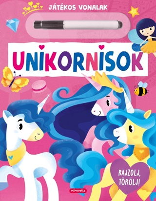  - Unikornisok - Jtkos Vonalak Rajzolj, Trlj!