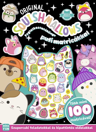  - Original Squishmallows - Foglalkoztatknyv Pufi Matrickkal
