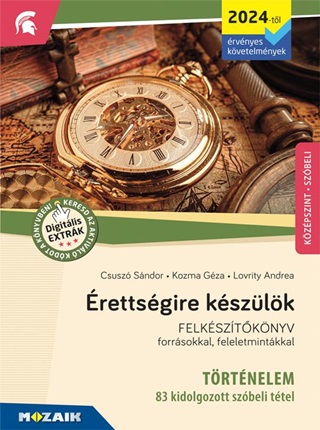 Ms-3323u - rettsgire Kszlk - Trtnelem - 83 Kidolg. Szbeli Ttel 2024!
